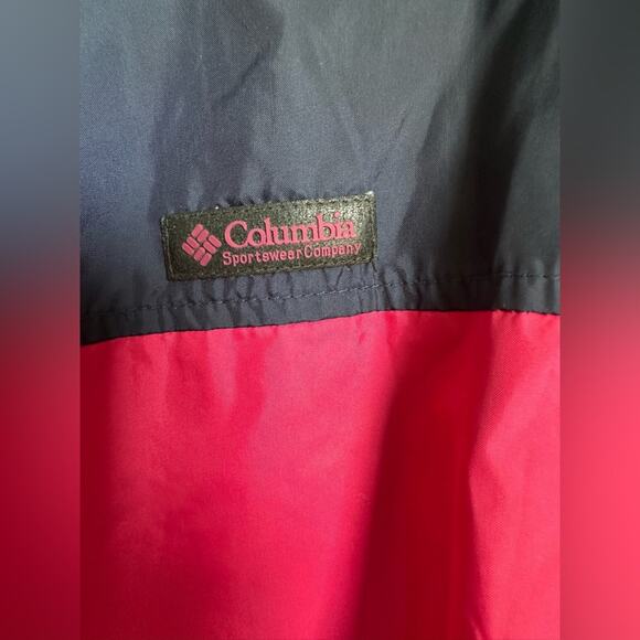 vtg 80s Vintage Columbia Windbreaker Track Jacket Mens M - Picture 6 of 12